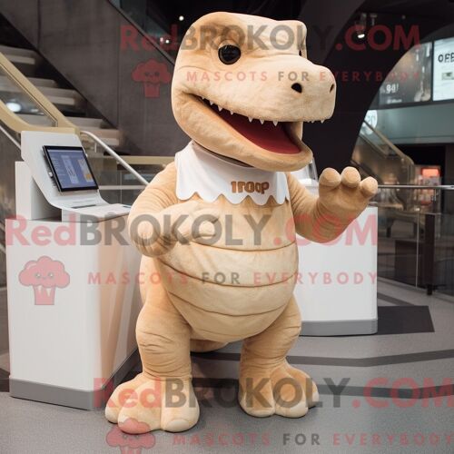 Costume Mascotte Redbrokoly De Monocycliste Bleu Personnage Habillé D Un Sweat-Shirt Et De Lacets De Chaussures