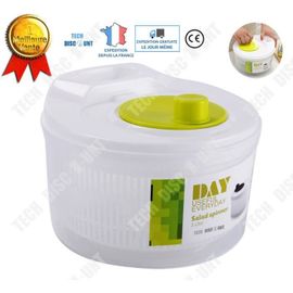 Td® Essoreuse De Salade Légumes Grande Capacité Grille D'évacuation D'eau Fruits Saladier Cuisine Panier Passoire Design Innovant