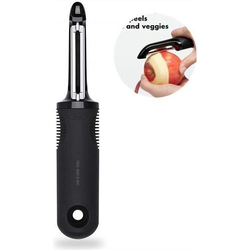 Td® Eplucheur Noir Pour Fruits Et Légumes Econome Multifonction Coupe-Légumes Râpe Carotte Ustensiles De Cuisine Antidérapant Lame S