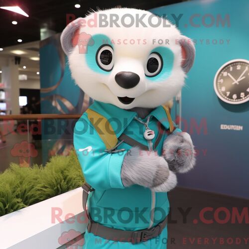 Costume De Mascotte Redbrokoly De Chauve-Souris Aux Fruits Crème Habillé D Un Sweat À Capuche Et De Boucles D Oreilles