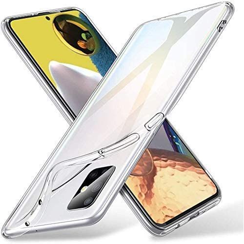 Coque Pour Galaxy A51 5g Ultra Fine [Protection Dorsale] [Full Clear] [Tpu Mince] [A51 5g Coin Coin] [Transparent Transparent] Pour Samsung Galaxy A51 5g (Clear)