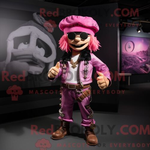Costume Mascotte Redbrokoly De Courgette Grise Personnage Habillé Avec Une Robe Midi Et Des Gants