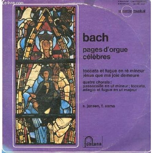 Disque Vinyle 33t Pages D'orgue Celebres