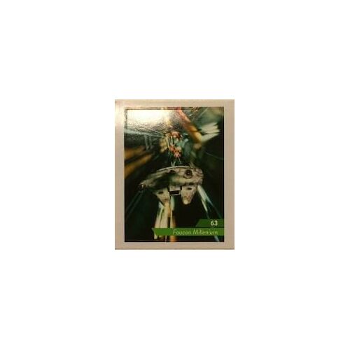 Vignette Sticker Star Wars N°63 Faucon Millenium - Star Wars - Leclerc - Lucasfilm 2019 - 7x5,5 Cm
