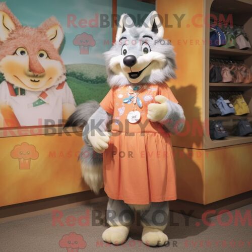 Costume De Mascotte Redbrokoly De Béluga Rouge Personnage Habillé D Une Combishort Et De Porte-Clés