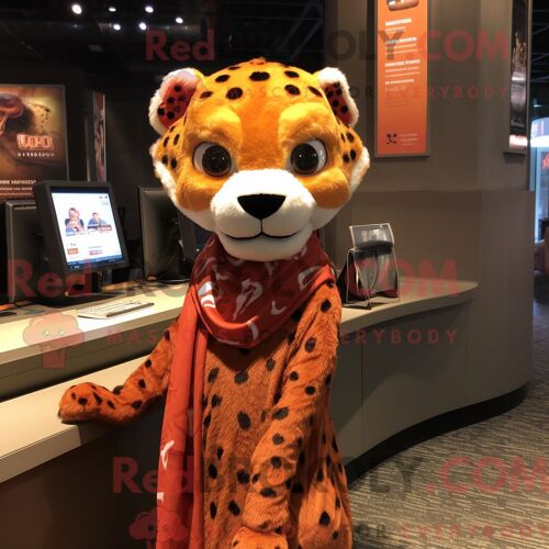 Costume De Mascotte Redbrokoly De Chèvre Vert Citron Habillé D Une Veste En Cuir Et De Sacs Messager