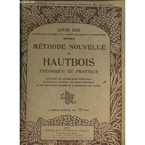 Methode Nouvelle De Hautbois Theorique Et Pratique.