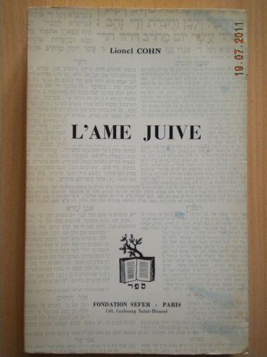L'âme Juive - Ed. La Maison De Taleth