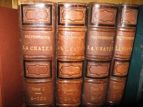 Dictionnaire La Chatre 4 Volumes