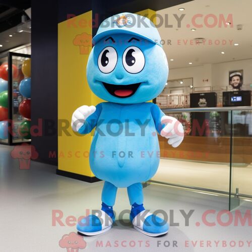 Costume De Mascotte Redbrokoly De Lion De Montagne De La Marine Personnage Habillé Avec Un Body Et Des Broches