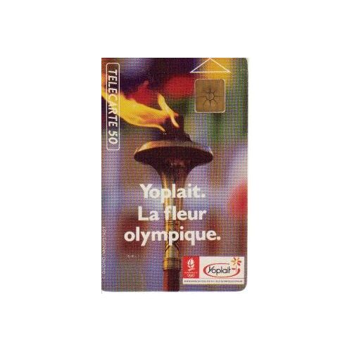 Yoplait La Fleur Olympique 1992 - Télécarte 50