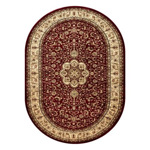 100x180 Cm Tapis Royal Adr Ovale Modèle 521 Bordeaux