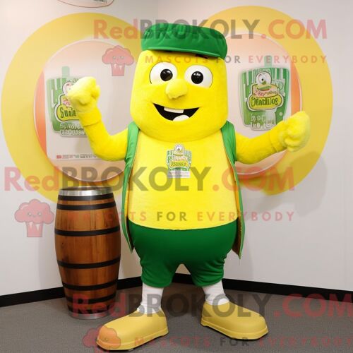 Personnage Mascotte Redbrokoly D Un Renne Crème Habillé D Une Mini Jupe Et De Bracelets De Cheville