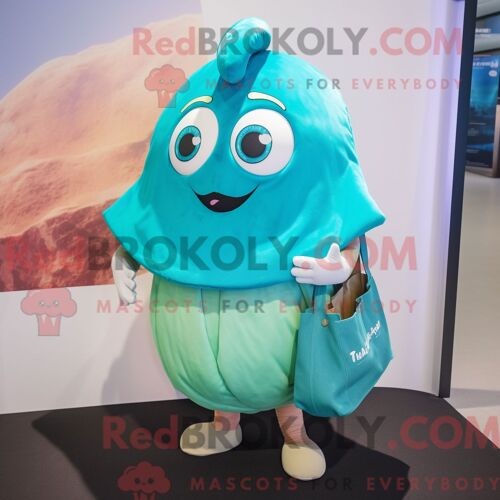 Personnage Mascotte Redbrokoly D Un Diable Crème Habillé D Une Barboteuse Et De Montres