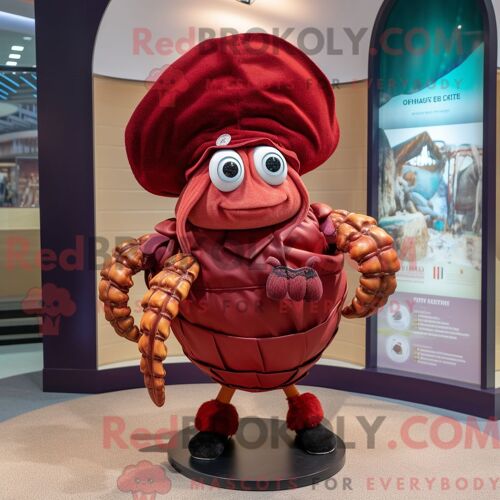 Costume De Mascotte Redbrokoly De Samouraï Bleu Sarcelle Habillé D Une Robe Trapèze Et De Sacs À Main