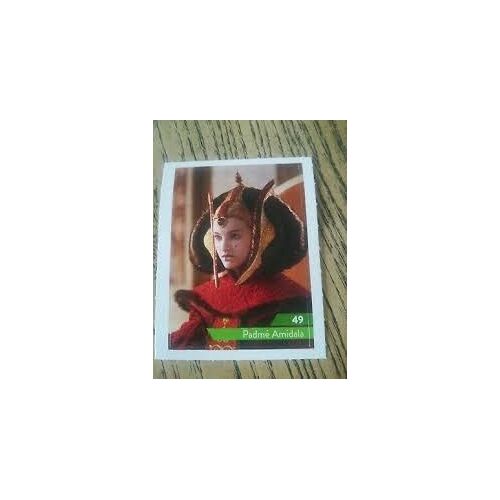 Vignette Sticker Star Wars N°49 Padme Amidala - Star Wars - Leclerc - Lucasfilm 2019 - 7x5,5 Cm