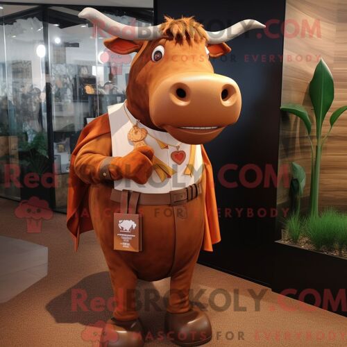 Personnage Mascotte Redbrokoly D Une Mouette Rouge Habillée D Un Jeans Boyfriend Et De Portefeuilles