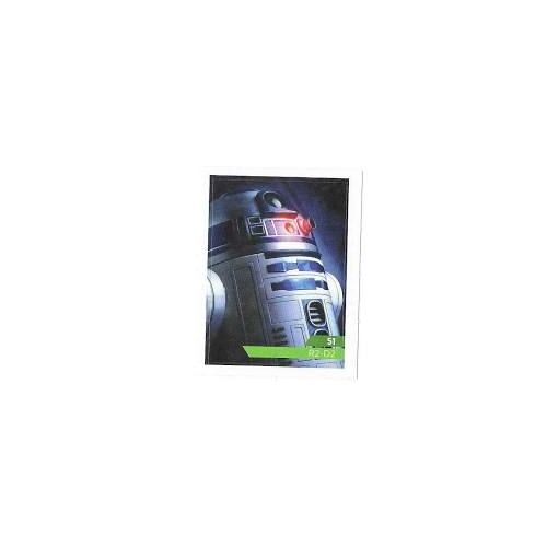 Vignette Sticker Star Wars N°51 R2 D2 - Star Wars - Leclerc - Lucasfilm 2019 - 7x5,5 Cm