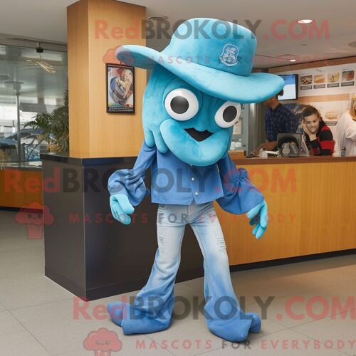 Costume De Mascotte Redbrokoly Rose Orange Habillé D Une Robe De Bal Et De Pinces À Cheveux