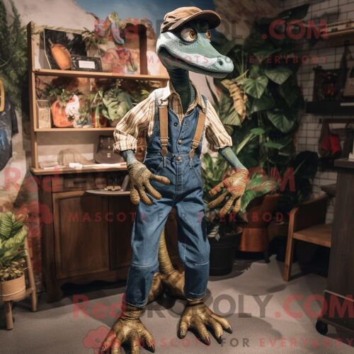 Personnage Mascotte Redbrokoly D Une Mouette Bleue Habillée D Un Blazer Et De Porte-Clés