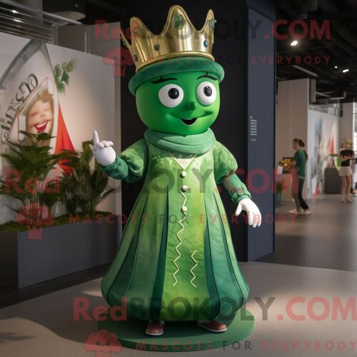 Costume Mascotte Redbrokoly D Âne Vert Citron Habillé D Un Jean Évasé Et De Gants