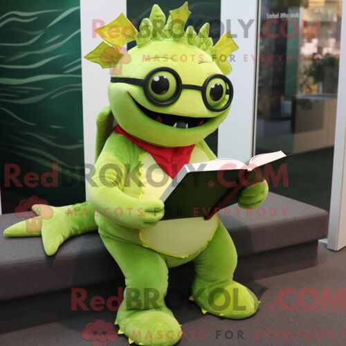Personnage Mascotte Redbrokoly D Une Hyène Noire Habillée D Un T-Shirt À Manches Longues Et De Lunettes De Soleil