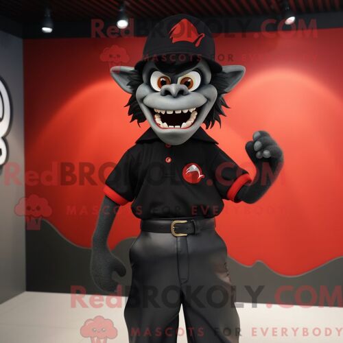 Personnage Mascotte Redbrokoly D Un Paon Marine Habillé D Un Jeans Flare Et De Cravates