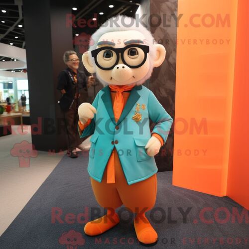 Personnage Mascotte Redbrokoly D Une Hyène Magenta Habillée D Un Bomber Et D Épingles À Cravate