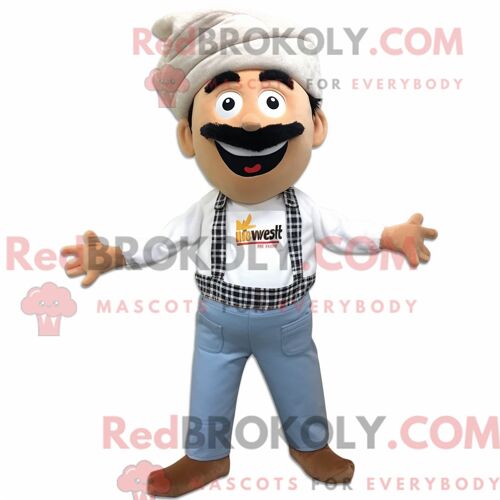 Personnage Mascotte Redbrokoly D Une Colombe Bleu Sarcelle Habillée D Un Bikini Et De Mitaines