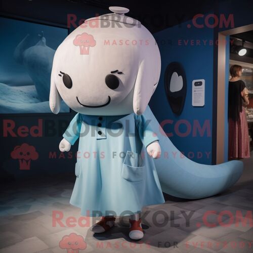 Personnage Mascotte Redbrokoly D Un Hot Dog Rose Habillé D Un Costume Pantalon Et Wraps