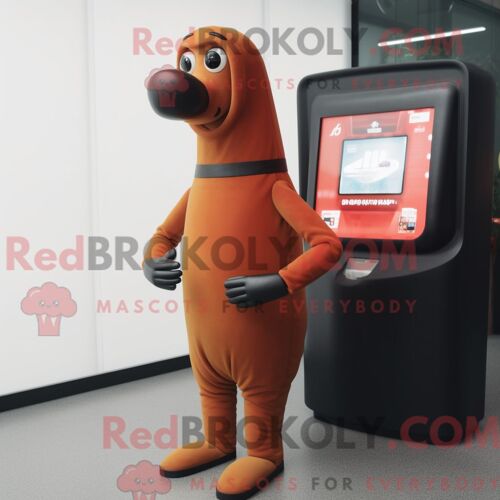 Personnage Mascotte Redbrokoly D Une Baleine Bleue Dorée Habillée D Un Col Roulé Et De Bracelets De Cheville
