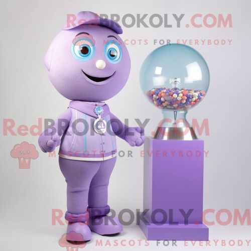 Mascotte Redbrokoly De Personnage D Asperge Blanche Habillée D Une Robe Fourreau Et De Clips Foulard