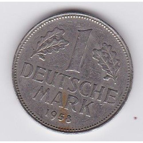 Allemagne 1 Mark 1958 Atelier J
