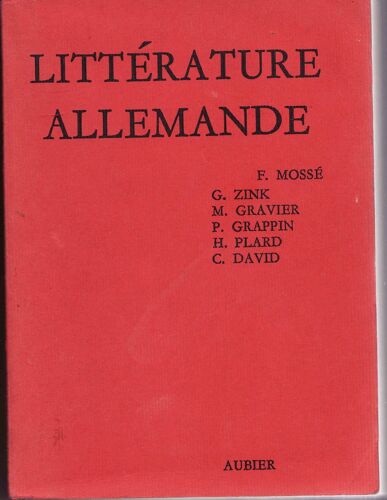 Litterature Allemande