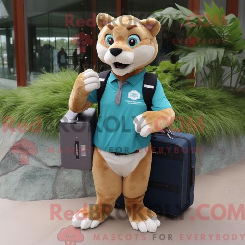Personnage De Costume De Mascotte Redbrokoly Gyro Doré Habillé D Un Débardeur Et D Épingles À Châle
