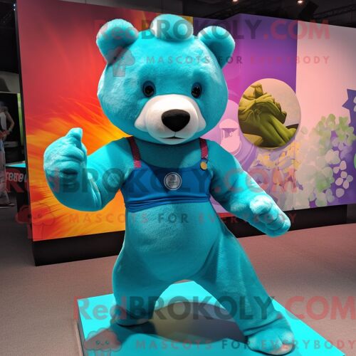 Personnage Mascotte Redbrokoly D Un Rust Ice Habillé D Un Jeans Et De Bracelets