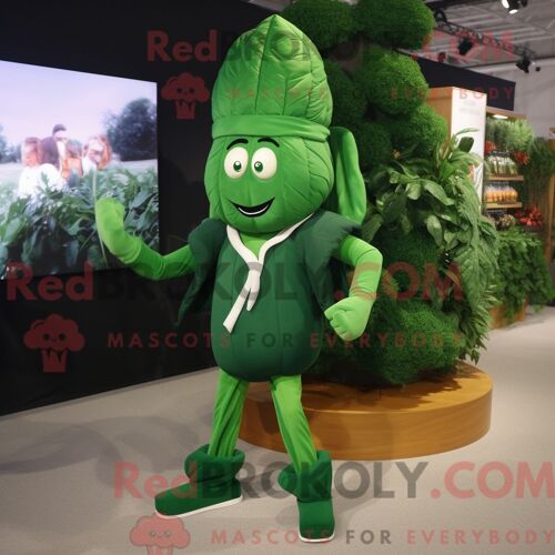 Personnage Mascotte Redbrokoly D Un Gant De Boxe Turquoise Habillé D Un Imperméable Et De Montres Connectées