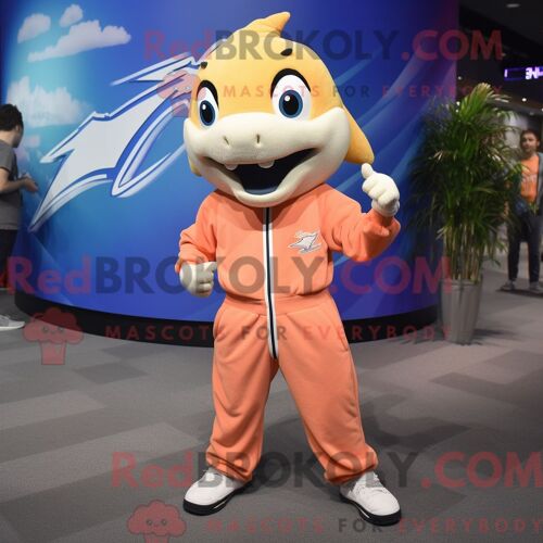 Personnage Mascotte Redbrokoly D Un Crocodile Beige Habillé D Une Barboteuse Et De Portefeuilles