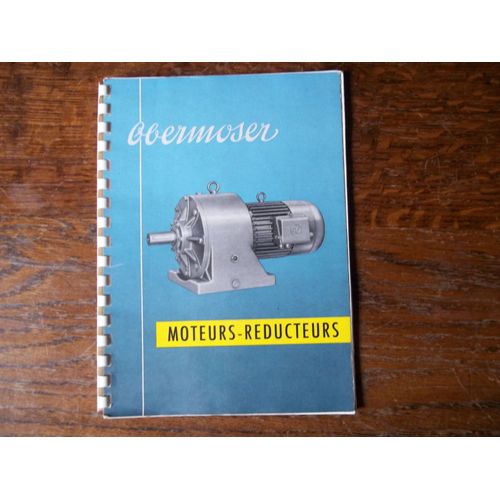 Catalogue Moteurs-Réducteurs Obermoser Edition G5/60