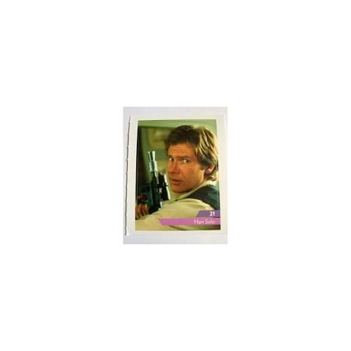 Vignette Sticker Star Wars N°21 Han Solo - Star Wars - Leclerc - Lucasfilm 2019 - 7x5,5 Cm