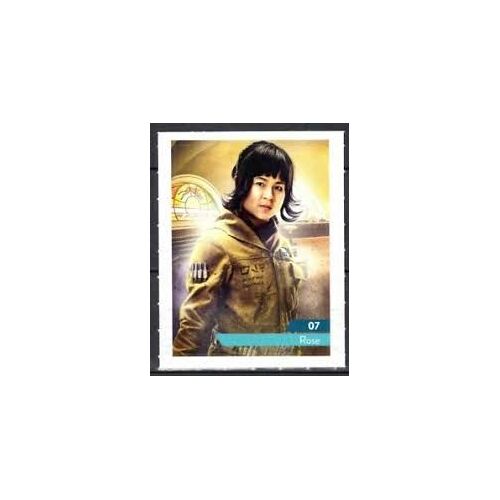 Vignette Sticker Star Wars N°7 Rose - Star Wars - Leclerc - Lucasfilm 2019 - 7x5,5 Cm