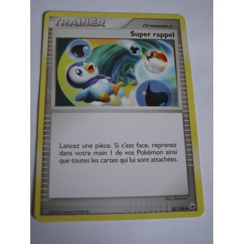 Pokemon - Trainer - Super Rappel