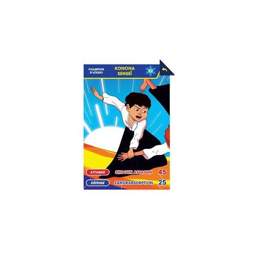Image Pitch Tour Du Monde Des Sports N°52 - Konoha Senseï - Champion D'aïkido - 8,5x6 Cm