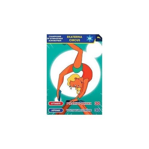 Image Pitch Tour Du Monde Des Sports N°50 - Ekaterina Circus - Championne De Gymnastique Acrobatique - 8,5x6 Cm