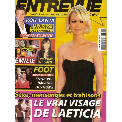 Entrevue + Dvd 00227 Laeticia Hallyday : Sexe, Mensonges Et Trahisons... (Johnny Hallyday)