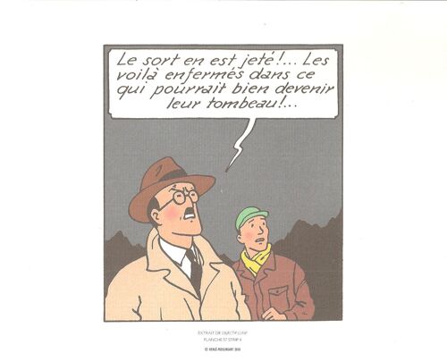 Tiré À Part Tintin - Extrait De " Objectif Lune "