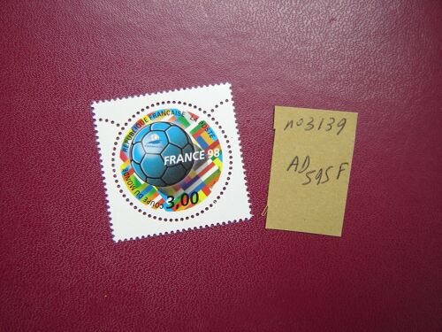 Ad 595 F / Timbre France 1998* Neufs Avec Gomme N° 3139 France Coupe Du Monde Football