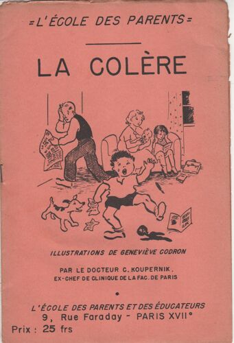 L'école Des Parents : La Colere