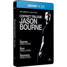 Jason Bourne - Coffret Trilogie : La Mémoire Dans La Peau + La Mort Dans La Peau + La Vengeance Dans La Peau - Pack Collector Boîtier Steelbook - Blu-Ray