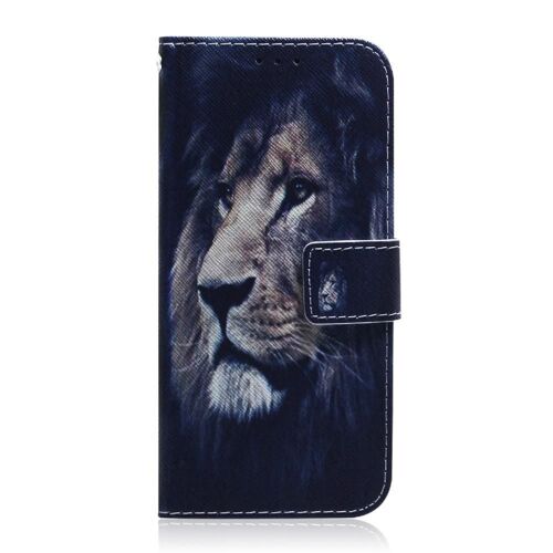 Flip Étui Pour Samsung Galaxy A05s Fermeture Magnétique Cuir Pu Portefeuille Peint Fentes Pour Cartes - C6